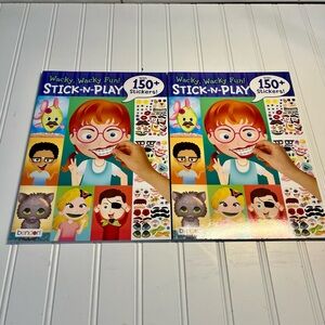 Wacky, Wacky Fun! Stick-N-Play Sticker Books 2